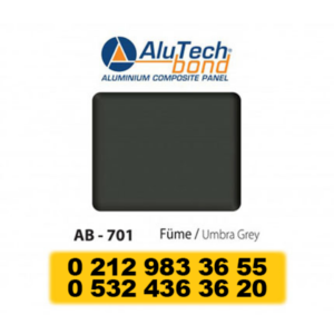 ALÜMİNYUM KOMPOZİT PANEL 0.50MM FÜME