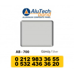 ALÜMİNYUM KOMPOZİT PANEL GÜMÜŞ