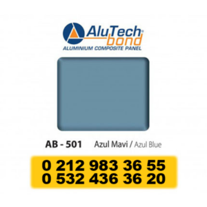 ALÜMİNYUM KOMPOZİT PANEL 0.50MM AZUL MAVİ