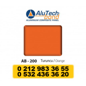 ALÜMİNYUM KOMPOZİT PANEL 0.50MM TURUNCU