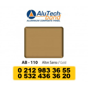 ALÜMİNYUM KOMPOZİT PANEL 0.50MM ALTIN SARISI