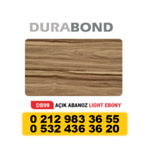 DURABOND KOMPOZİT PANEL AÇIK ABANOZ