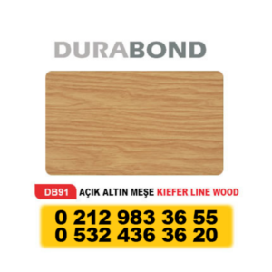DURABOND KOMPOZİT PANEL AÇIK ALTIN MEŞE