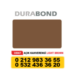 DURABOND KOMPOZİT PANEL AÇIK KAHVERENGİ