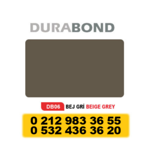 DURABOND KOMPOZİT PANEL BEJ GRİ