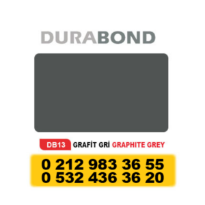 DURABOND KOMPOZİT PANEL GRAFİT GRİ