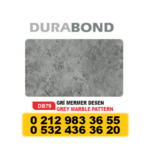 DURABOND KOMPOZİT PANEL GRİ MERMER