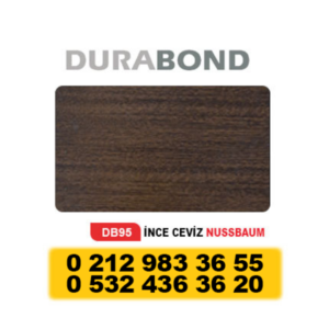 DURABOND KOMPOZİT PANEL İNCE CEVİZ