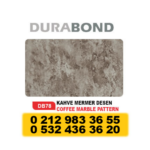 DURABOND KOMPOZİT PANEL KAHVE MERMER