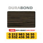 URABOND KOMPOZİT PANEL KOYU ABANOZ