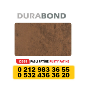 DURABOND KOMPOZİT PANEL PASLI PATİNE