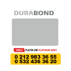 DURABOND KOMPOZİT PANEL PLATİN GRİ