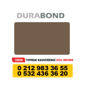 DURABOND KOMPOZİT PANEL TOPRAK KAHVERENGİ