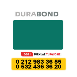 DURABOND KOMPOZİT PANEL TURKUAZ