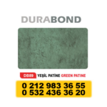 DURABOND KOMPOZİT PANEL YEŞİL PATİNE