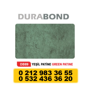 DURABOND KOMPOZİT PANEL YEŞİL PATİNE