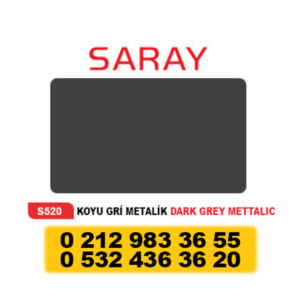 SARAY ALÜMİNYUM KOMPOZİT PANEL KOYU GRİ METALİK