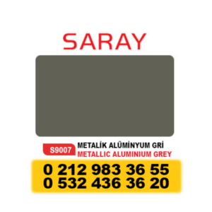 SARAY ALÜMİNYUM KOMPOZİT PANEL METALİK ALÜMİNYUM GRİ