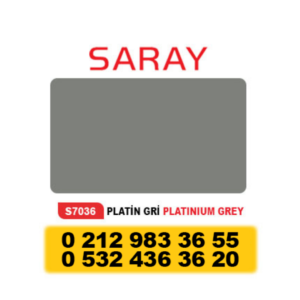 SARAY ALÜMİNYUM KOMPOZİT PANEL PLATİN GRİ