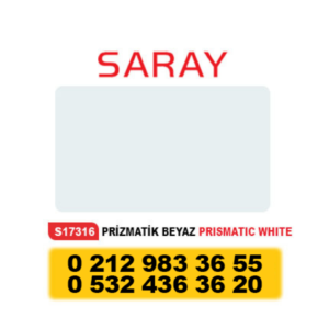 SARAY ALÜMİNYUM KOMPOZİT PANEL PRİZMATİK BEYAZ