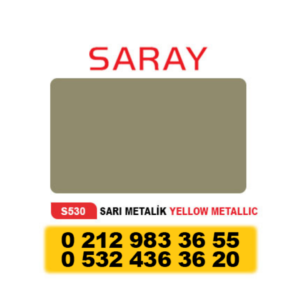 SARAY ALÜMİNYUM KOMPOZİT PANEL SARI METALİK