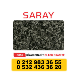 SARAY ALÜMİNYUM KOMPOZİT PANEL SİYAH GRANİT