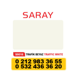 SARAY ALÜMİNYUM KOMPOZİT PANEL TRAFİK BEYAZ