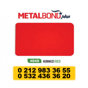 ALÜMİNYUM KOMPOZİT PANEL 0.30MM KIRMIZI