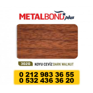 ALÜMİNYUM KOMPOZİT PANEL 0.30MM KOYU CEVİZ