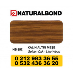 4 MM - AHŞAP DESENLERDE - ALU. KOMPOZİT PANEL - KALIN ALTIN MEŞE (NB857)