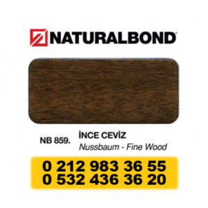 4 MM - AHŞAP DESENLERDE - ALU. KOMPOZİT PANEL - İNCE CEVİZ (NB859)