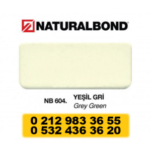 4 MM - ALUMİNYUM KOMPOZİT PANEL - 125X320 CM - NB 604 - YEŞİL GRİ