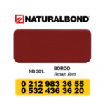 4 MM - ALUMİNYUM KOMPOZİT PANEL - 125X320 CM - NB 301 - BORDO