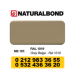 4 MM - ALUMİNYUM KOMPOZİT PANEL - 125X320 CM - NB 107 - GRİ BEJ