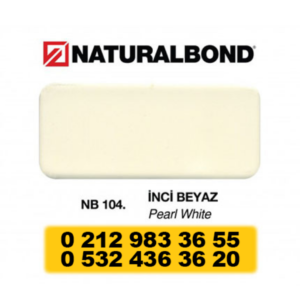 4 MM - ALUMİNYUM KOMPOZİT PANEL - 125X320 CM - NB 104 - İNCİ BEYAZ