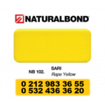 4 MM - ALUMİNYUM KOMPOZİT PANEL - 125X320 CM - NB 102 - SARI