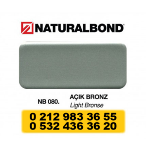 4 MM - ALUMİNYUM KOMPOZİT PANEL - 125X320 CM - NB 080 - AÇIK BRONZ