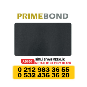 PRIMEBOND KOMPOZİT PANEL SİMLİ SİYAH METALİK