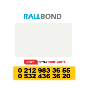 RALLBOND KOMPOZİT PANEL BEYAZ