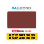 RALLBOND KOMPOZİT PANEL BORDO