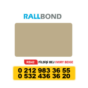 RALLBOND KOMPOZİT PANEL FİLDİŞİ BEJ