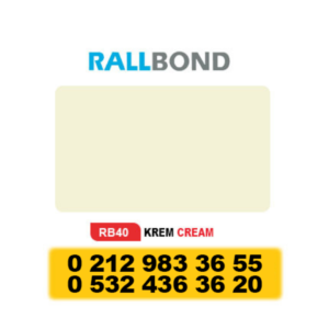 RALLBOND KOMPOZİT PANEL KREM