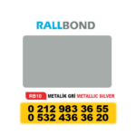 RALLBOND KOMPOZİT PANEL METALİK GRİ