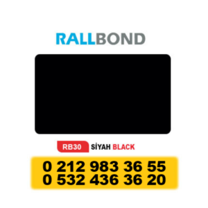 RALLBOND KOMPOZİT PANEL SİYAH