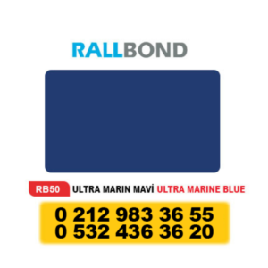 RALLBOND KOMPOZİT PANEL ULTRA MARİN MAVİ