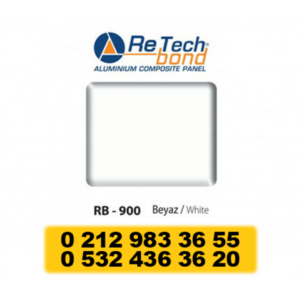 ALÜMİNYUM KOMPOZİT PANEL 0.25MM BEYAZ