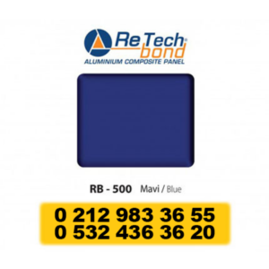 ALÜMİNYUM KOMPOZİT PANEL 0.25MM MAVİ
