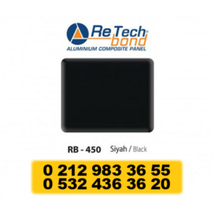 ALÜMİNYUM KOMPOZİT PANEL 0.25MM SİYAH