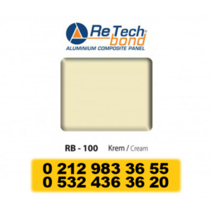 ALÜMİNYUM KOMPOZİT PANEL 0.25MM KREM
