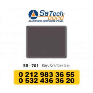 ALÜMİNYUM KOMPOZİT PANEL 0.40MM KOYU GRİ